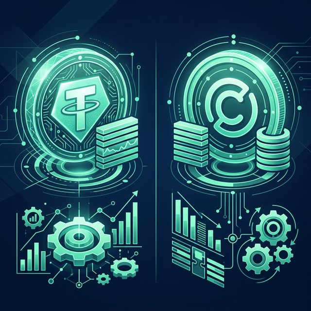 Comparativa USDT y USDC para empresas